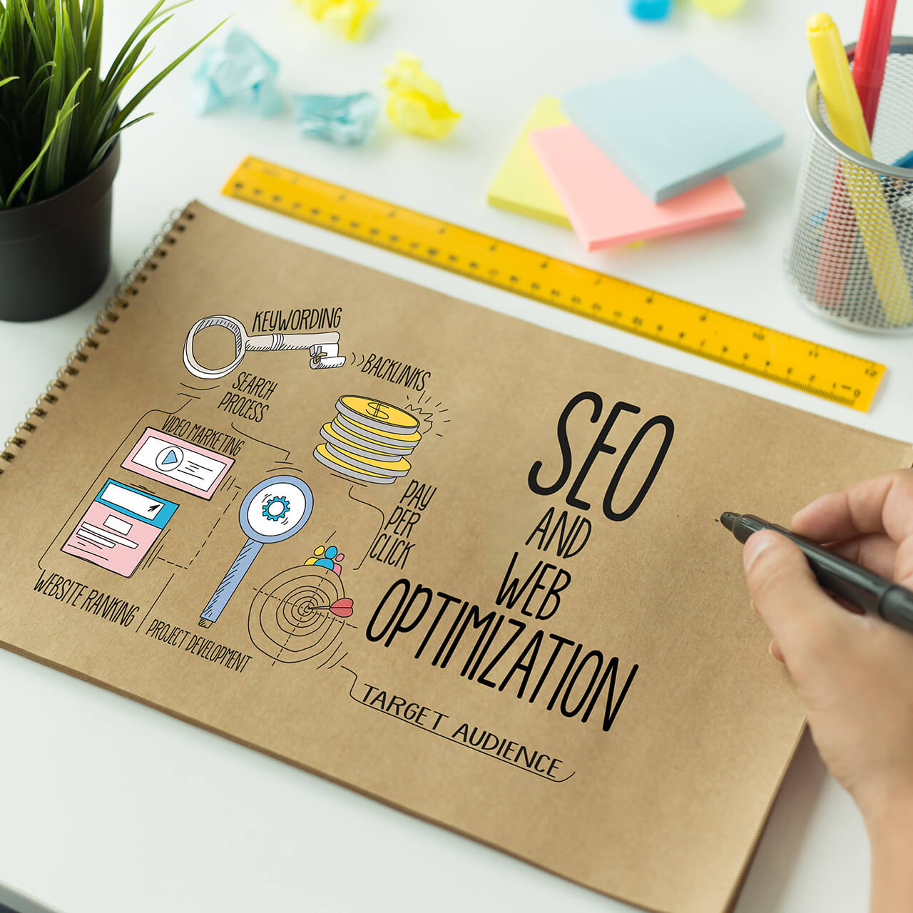 การออกแบบและบริการเว็บไซต์ที่เพิ่มประสิทธิภาพ SEO
